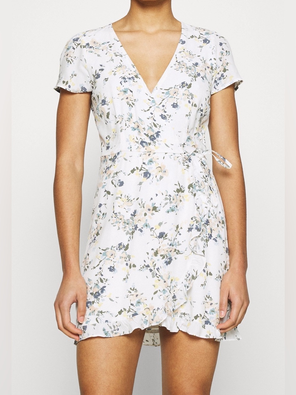Abercrombie & Fitch Day dress - white floral